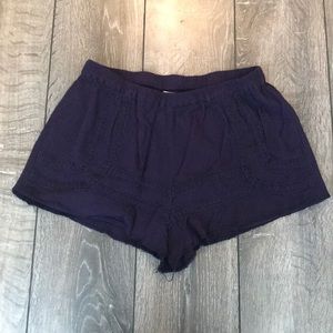 L.A. Hearts Purple Shorts